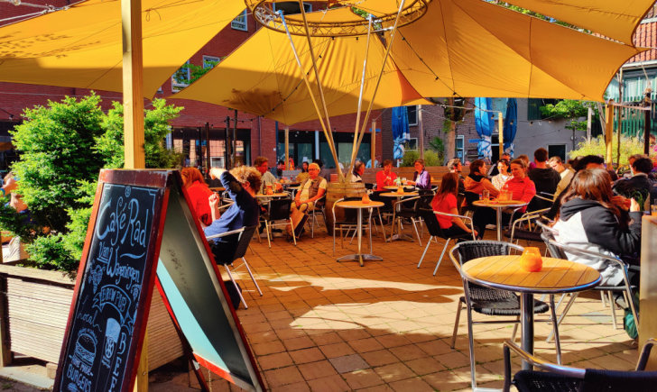 Stadsbrouwerij Wageningen terras Stadsbrouwerij Wageningen terras