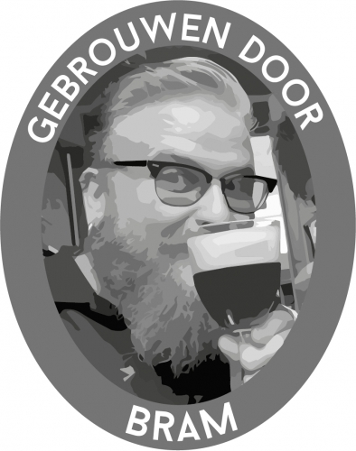 Gebrouwen door Bram logo
