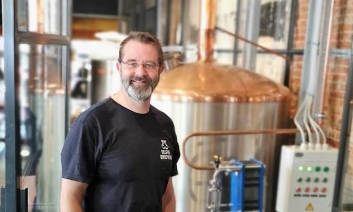 John Brus van Delftse Brouwers in het brouwhuis