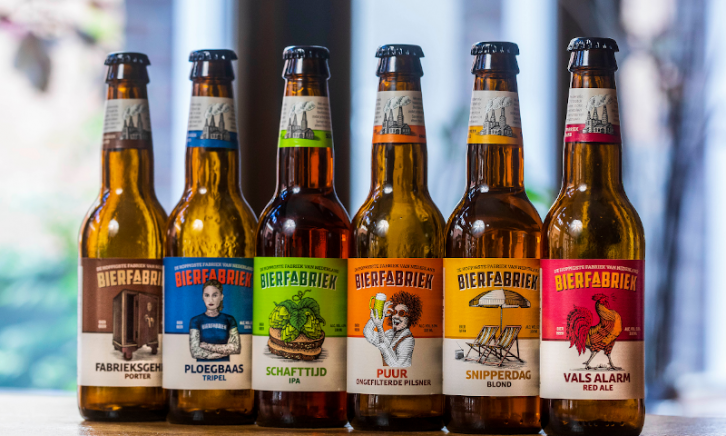 Bierfabriek bieren sinds 2021