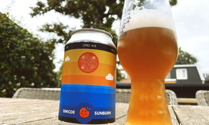 caketown simcoe sunburn bier in glas