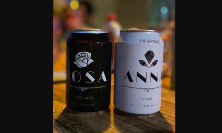 Bieren van The Republic in blik