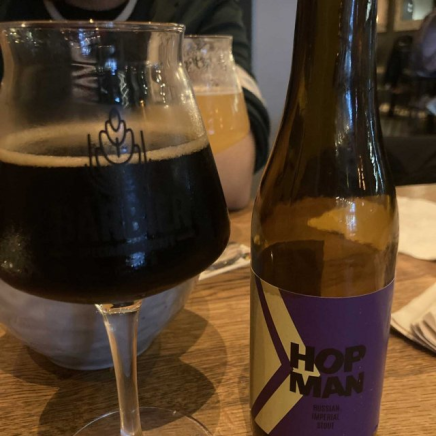 Hopman bierglas en fles