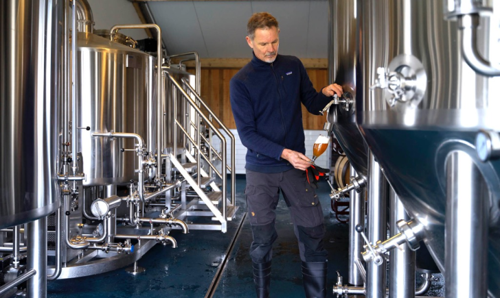 Frits in Brouwerij Nieuw Sion