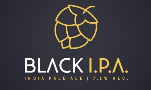 Blerickse Brouw Compagnie Black IPA logo Blerickse Brouw Compagnie Black IPA logo