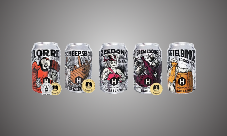 bieren van brouwerij homeland