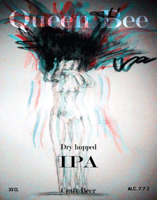 Drone etiket Queen Bee etiket