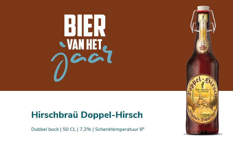 Bier van de maand september bij Mitra: Hirschbraü Doppel-Hirsch
