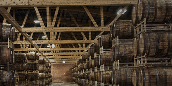 Houten vaten bij Goose Island