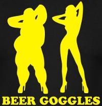 Beer goggles cartoon Beer goggles cartoon