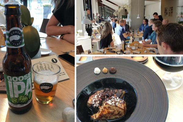 Goose Island bierlunch