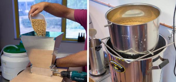 Brouwproces bij Brouwhuis aan de Werf