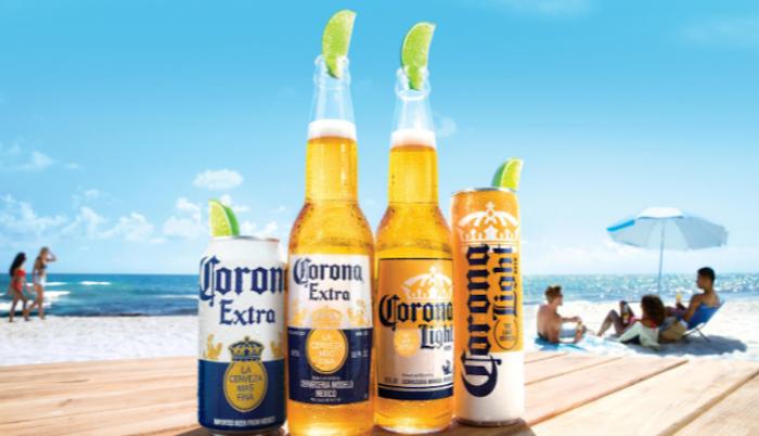 Corona bier met limoentjes