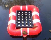 Drijvende bierkoeler