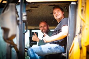 Martijn Eggens en collega Martijn Eggens en collega