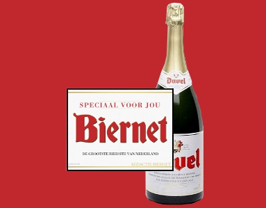 Eigen etiket maken op Duvel fles