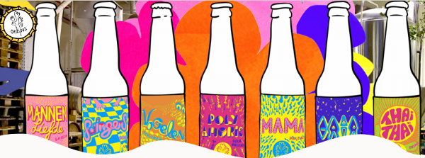 Flesjes met artwork van Oedipus Brewing