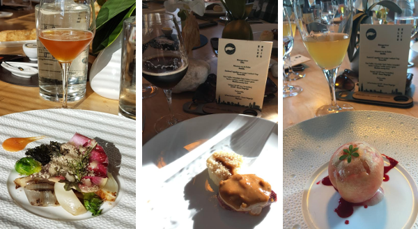 Goose Island moestuintje, sukade en peche melba