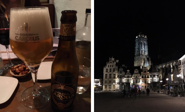Gouden Carolus Tripel en Mechelen by Night