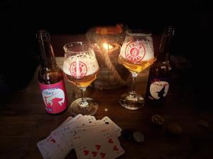 Tanklokaal bieren met glas Tanklokaal bieren met glas