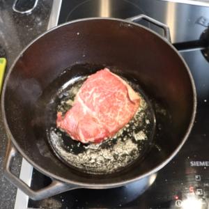 Vlees braden Vlees braden