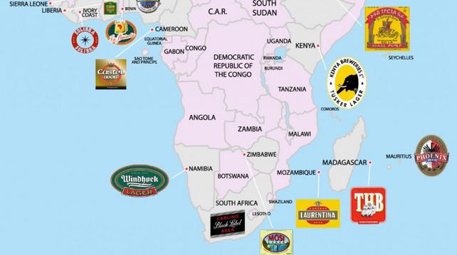Bier map ZuidAfrika Bier map ZuidAfrika