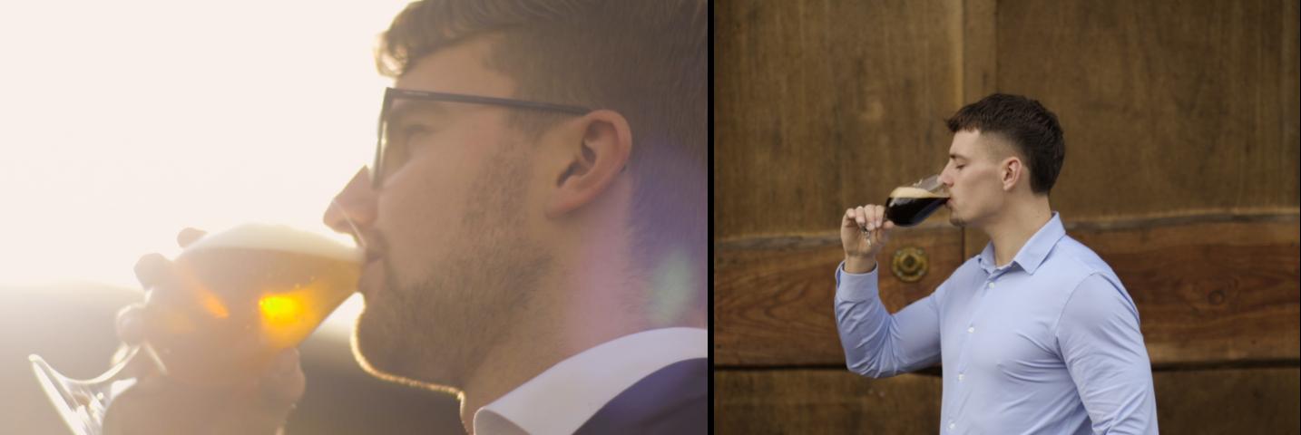 Bier drinken door oprichters the beerbox