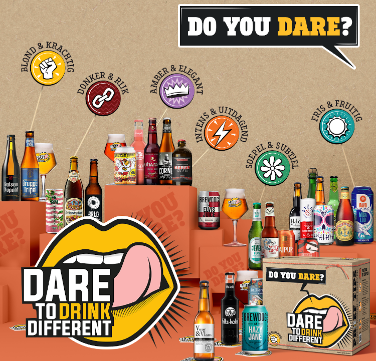 Do You Dare? Bieren en bierpakketten van Dare to Drink Different