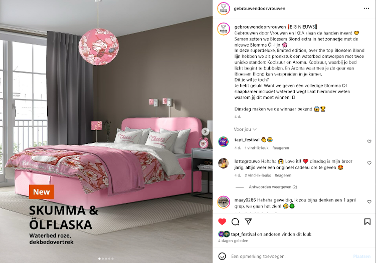Gebrouwen door Vrouwen x IKEA dekbed