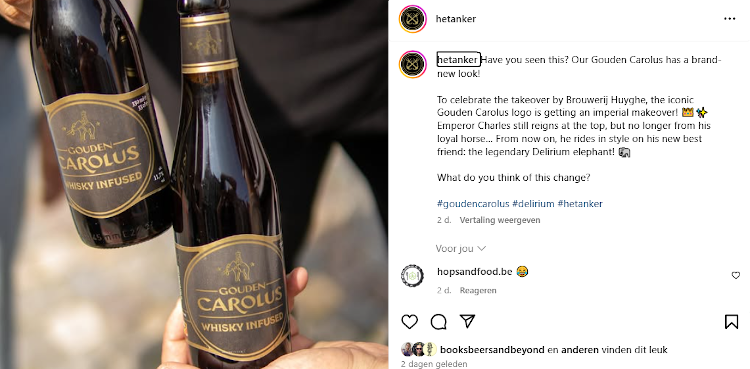 Gouden Carlous logo nu met olifant