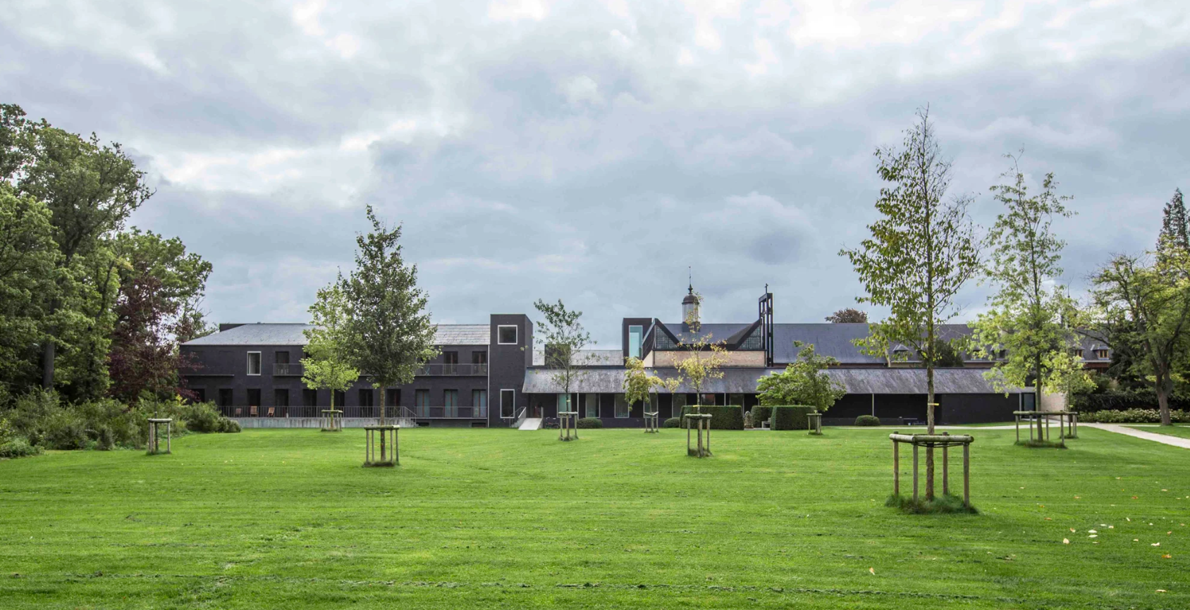 Sint Sixtus Abdij bekend van Westvleteren Trappist binnenplaats