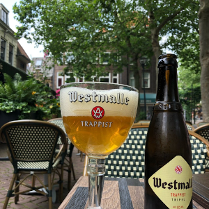 Westmalle Tripel op het terras