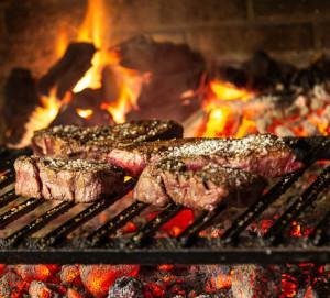 biefstukjes op de grill