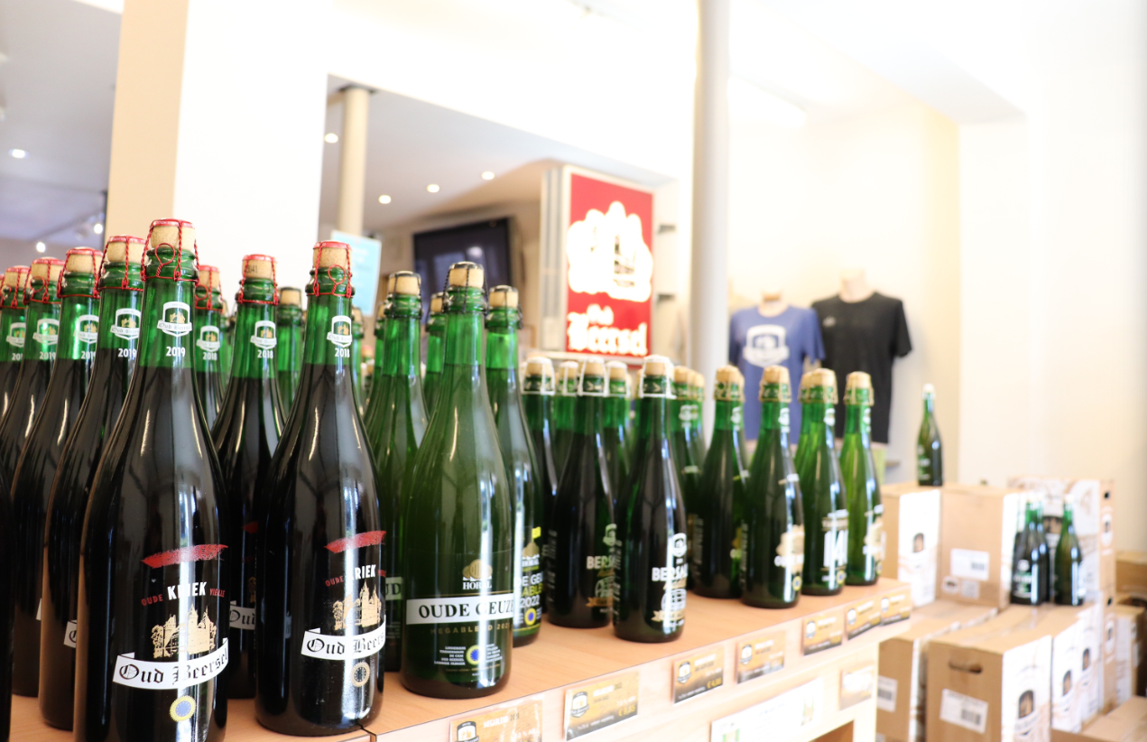 Oud Beersel bieren in de shop