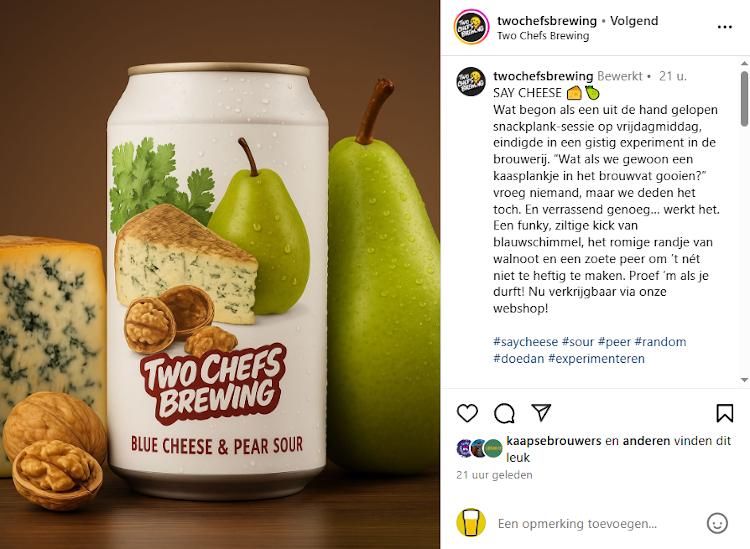 two chefs bier op 1 april 2025