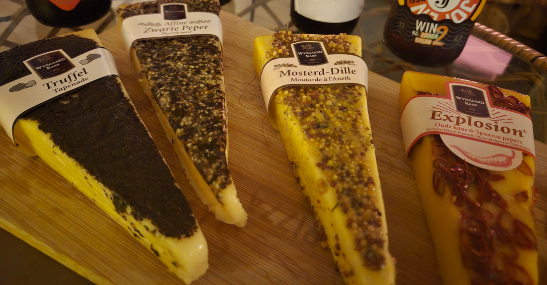 Vier borrelkaasjes van Wyngaard