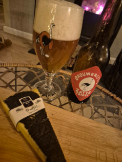 zatte bier met truffelkaas