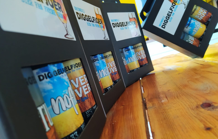 Drie Diggelfjoer bier cadeauverpakkingen