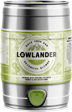 Back Your Bar Botanical Blonde van Lowlander fust