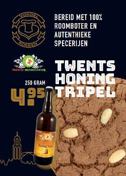 Banner Twentse bierkoek met logo