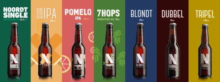 Bieren van Brouwerij Noordt lineup