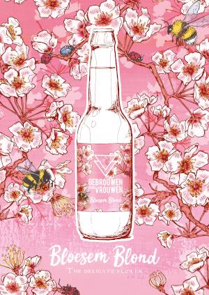 Gebrouwen door Vrouwen Bloesem Blond Artwork