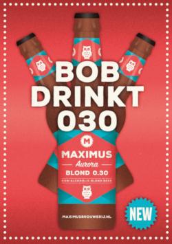 Bob drinkt Maximus Aurora Blond
