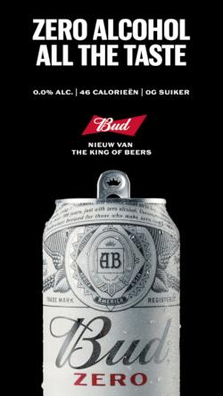 Bud Zero: geen alcohol en alle smaak