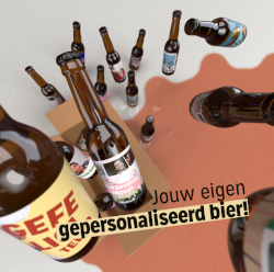 Eigen etiketten op speciaalbier