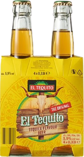 El Tequito 4pack met flesjes van 33cl