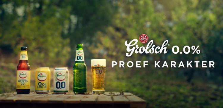 Grolsch: Proef karakter met alcoholvrij bier