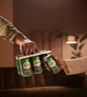 Grolsch sixpack met karton