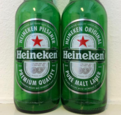 Heineken etiketten veranderd