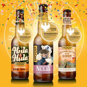 Hoop bieren in de prijzen tijdens de Frankfurt International Trophy